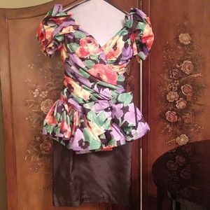 Vintage Night Way Dress Floral